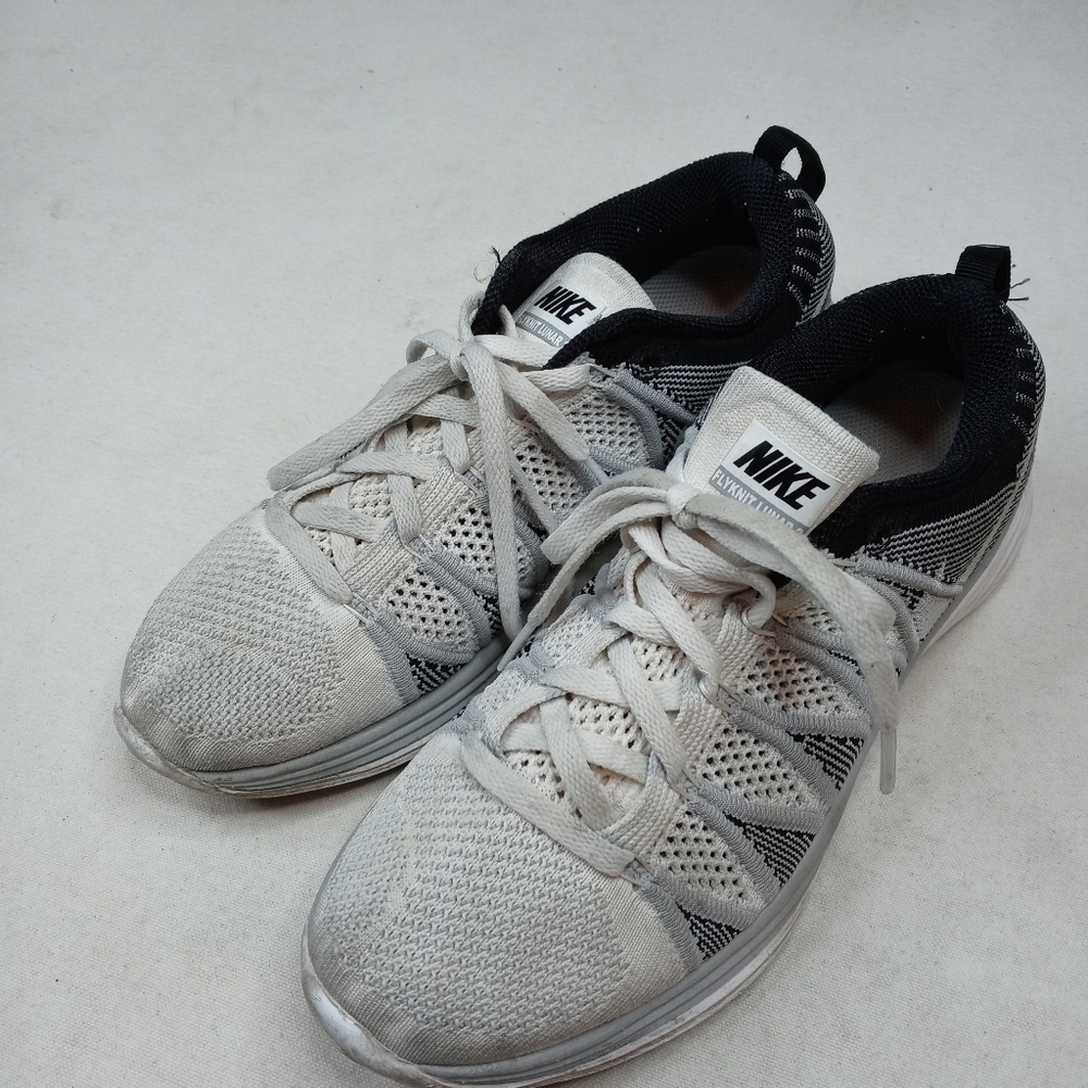 Nike Flyknit Lunar 2 Light Grey Charcoal Black Wom